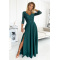 ZELENÉ DLHÉ SPOLOČENSKÉ ŠATY AMBER II