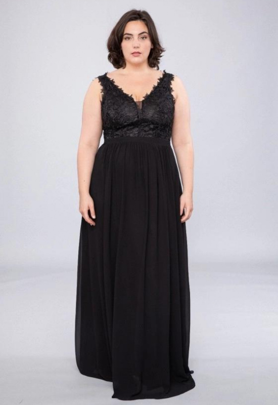 ČIERNE SPOLOČENSKÉ ŠATY PRE MOLETKY TELMA 